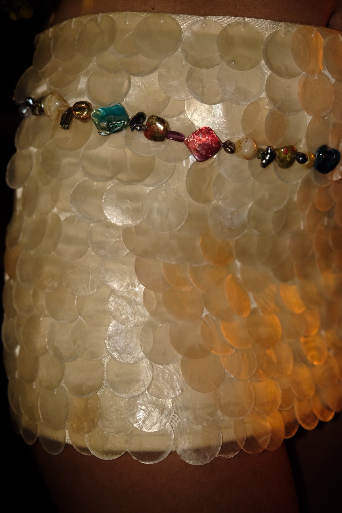 Hanna-Handmade Sea Shell Skirt